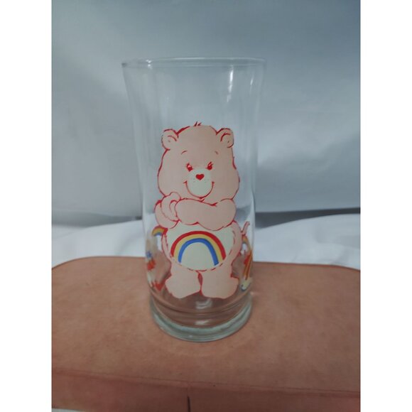 Vintage 1983 Care Bears Cheer Bear Collectors Drinking Glass - Picture 3 of 7